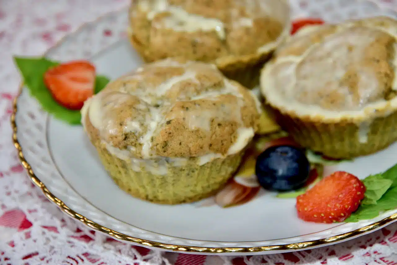 Golden Stevia Cinnamon Almond Keto Muffins Baking Mix, Gluten Free, Low Carb, Sugar Free