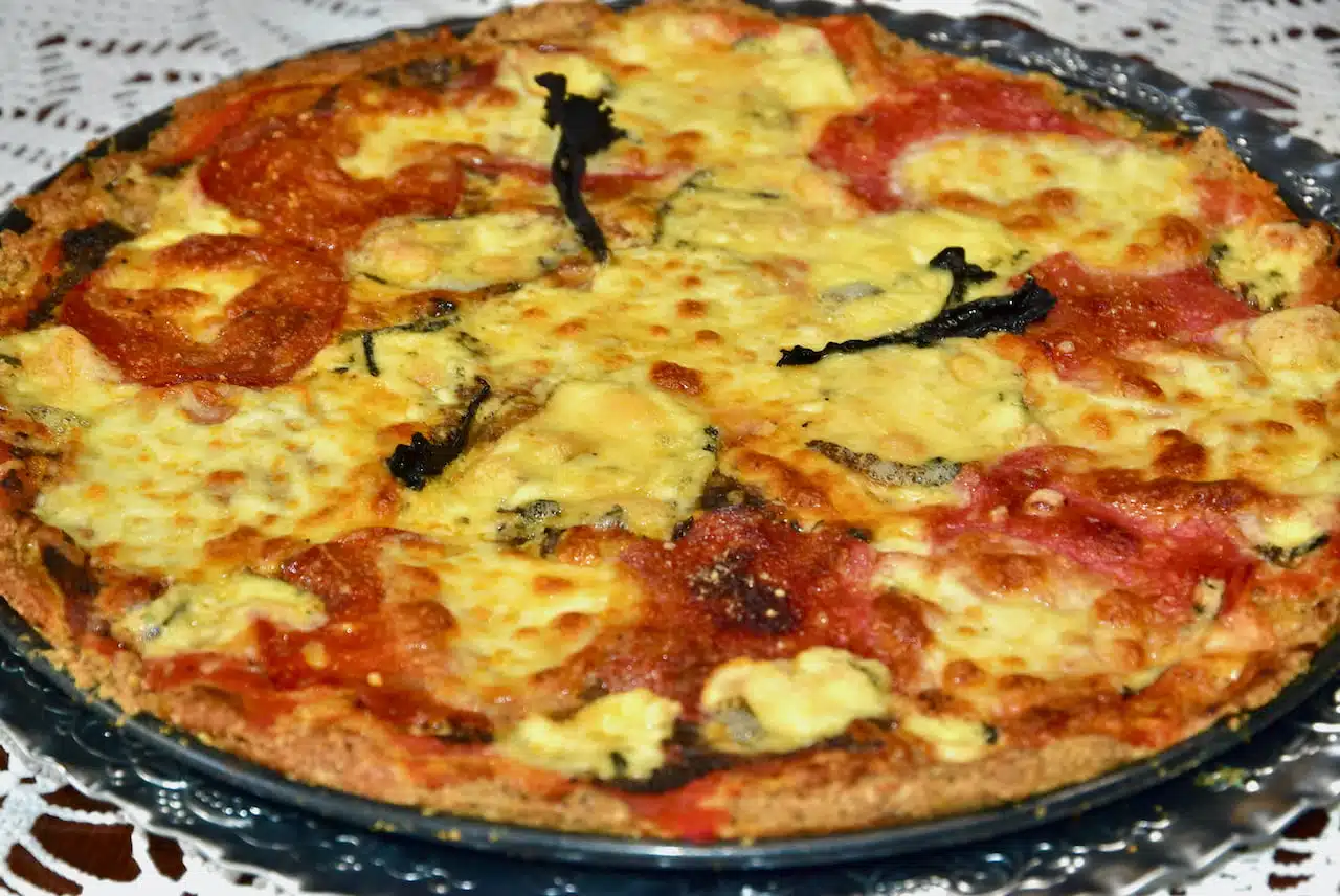 Golden Stevia Keto Pizza Crust Mix- low carb, gluten free, healthy!