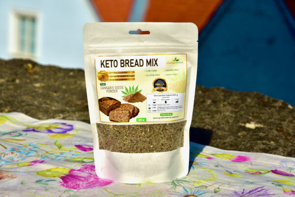 Golden Stevia Low Carb Hemp Keto Bread Mix Gluten free