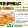 Golden Stevia Low Carb, Keto Burger Buns Baking Mix- Gluten free Baja en carbohidratos Mezcla para hornear Keto Burger Buns Sin gluten Ceto Con pochi carboidrati Keto Burger Buns Preparato da forno Senza glutine Wenig Kohlehydrate Backmischung für Keto-Burgerbrötchen Glutenfrei Faible teneur en glucides Mélange à pâtisserie Keto Burger Buns Sans gluten Céto С низким содержанием углеводов Смесь для выпечки Keto Burger Buns Не содержит глютен