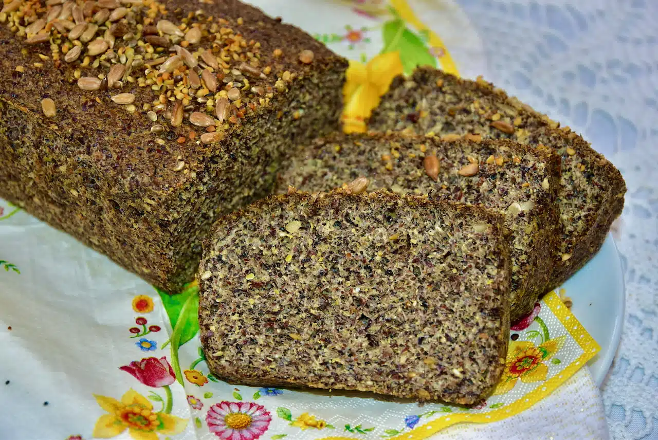 Golden Stevia Low Carb Keto Gluten Free Brown Flaxseeds Bread Mix