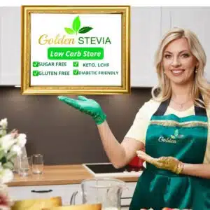 Golden stevia low carb store, gluten free, keto and diabetic friendly sugar free by Annika Urm