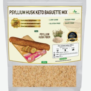 Psyllium Husk Low Carb Keto Baguette Bread Baking Mix