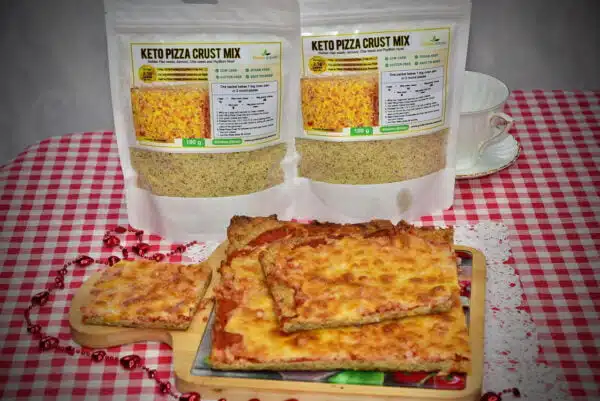 Golden Stevia Keto Pizza Crust Mix- low carb, gluten free, healthy!