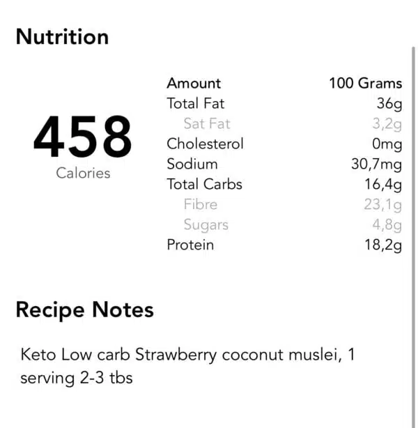 Low Carb Strawberry Coconut Keto Muesli Golden Stevia Fresa de coco baja en carbohidratos Ceto Muesli Golden Stevia Wenig Kohlehydrate Erdbeer-Kokos-Keto-Müsli Golden Stevia Con pochi carboidrati Fragola Cocco Keto Muesli Golden Stevia С низким содержанием углеводов Клубника Кокос Кето Мюсли Золотая Стевия Faible teneur en glucides Fraise Noix De Coco Keto Muesli Golden Stevia