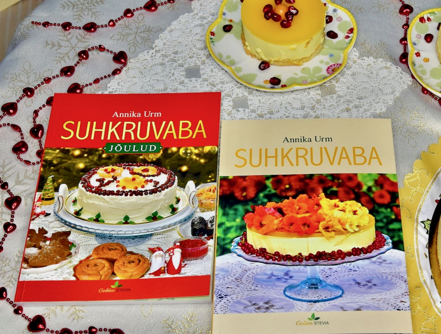 Annika Urm author of two SUGARFREE cookbooks gluten free low carb keto and diabetic friendly