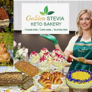 Golden Stevia Keto Bakery sugar free gluten free low carb high fat Annika Urm