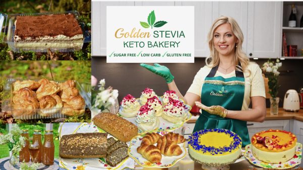 Golden Stevia Keto Bakery sugar free gluten free low carb high fat Annika Urm