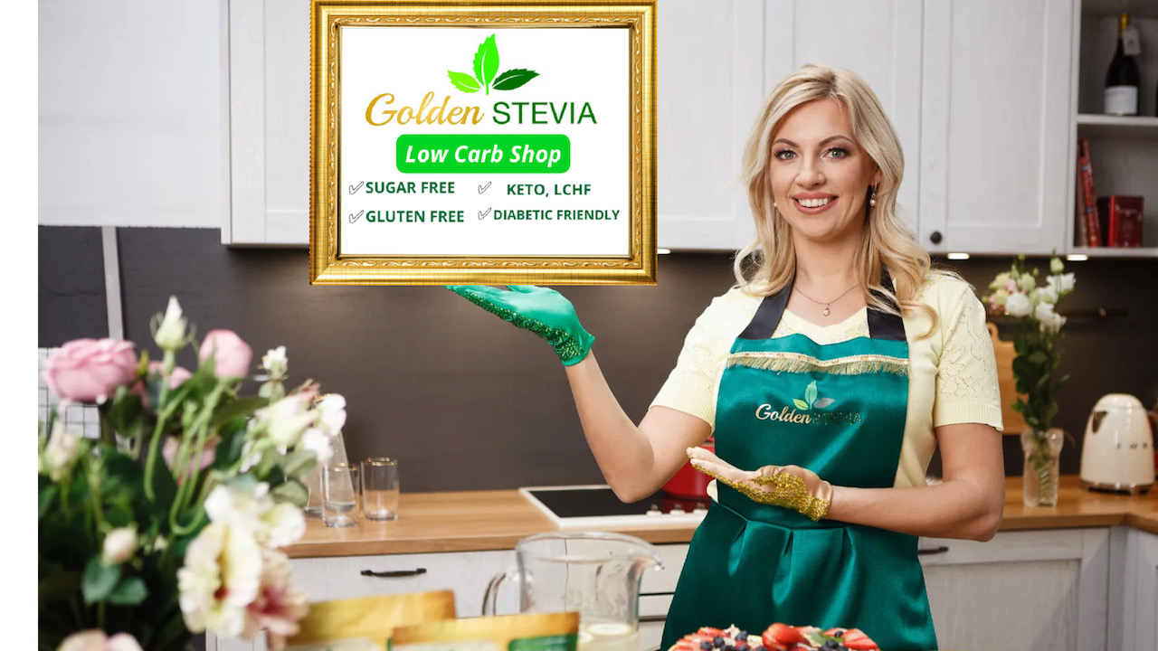 Golden Stevia Low Carb Shop Products low carb flours, powders, fiber in online europe delivery worldwide