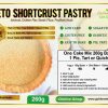 Keto shortcrust pastry baking mix- Keto shortbread baking mix- Golden Stevia Sugar-free, Gluten-free, Low Carb 260 g