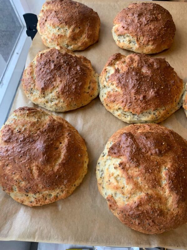 Sugar-free, gluten-free, Low carb “Shrove Tuesday buns” Annika urm Goldenstevia.com low carb shop