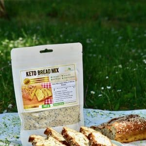 Jasna mieszanka do wypieku chleba keto 165 g – bez glutenu, low carb, migdałowa