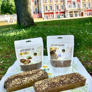 Mieszanki do chleba keto Low Carb Golden Stevia – zestaw 4 mieszanek bez glutenu