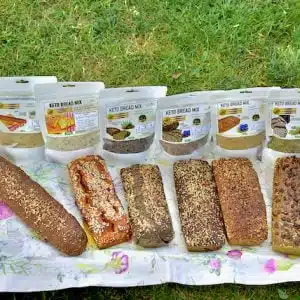 6 KIT Keto Low Carb Bread Baking Mixes- Golden Stevia