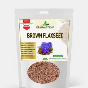 Brown Flaxseeds Linen seeds Golden Stevia low carb shop keto baking