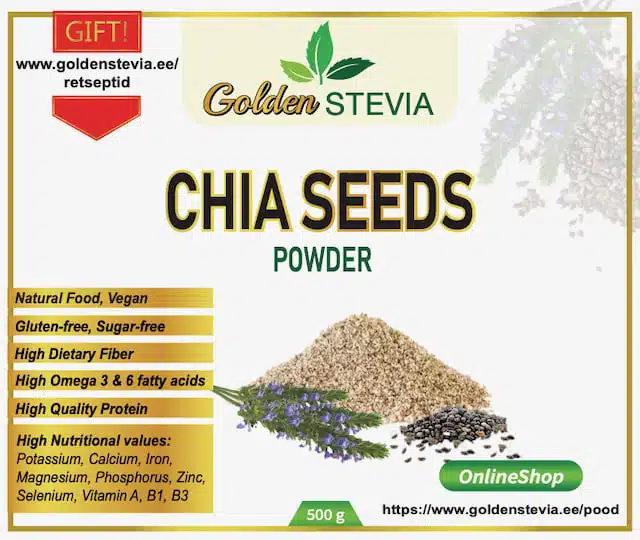Chia seeds powder- low carb flour 1kg