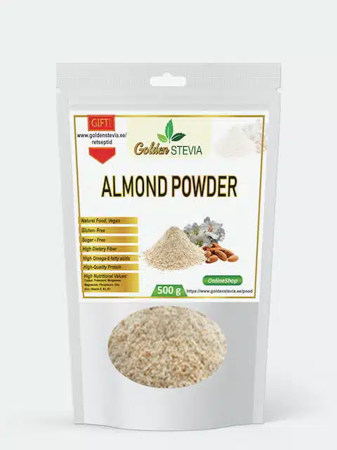 Almond flour powder low carb 1kg keto baking shop online europe golden stevia