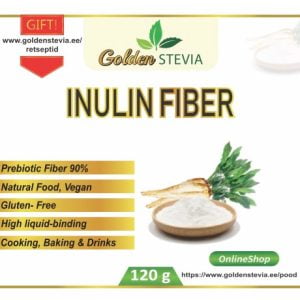 Inulin Prebiotic Fiber Golden Stevia Low Carb Shop Healthy keto From Chicory root Inulin (Cichorium intybus)