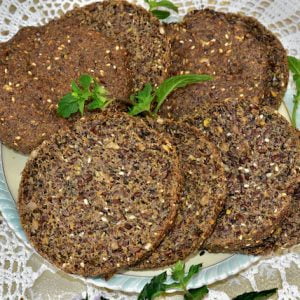 Keto Black Crunchy Bread Baking Mix gluten free easy to make 1 slice 2 g carbs