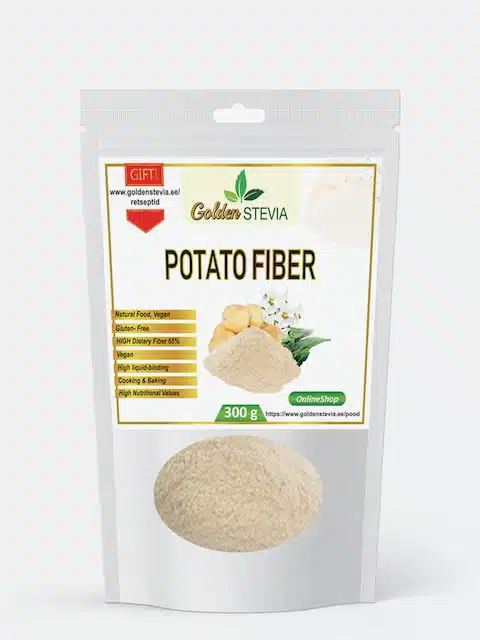 Potato fiber for low carb baking, cooking, gluten-free Golden Stevia Keto online shop Potato fiber for low carb baking, cooking, gluten-free Golden Stevia Keto online shop
