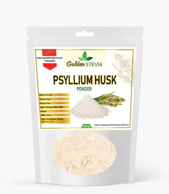 PSYLLIUM HUSK POWDER- Indian Plantain (Plantago ovata) 120 g, 400g High Fiber Content 78%