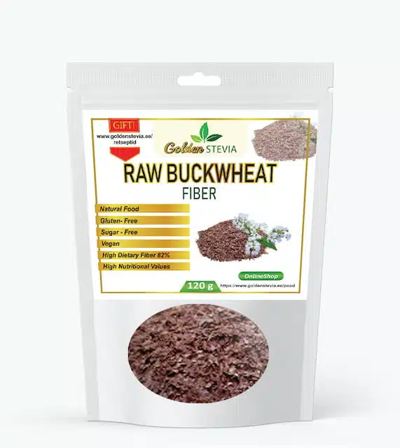 Raw Buckwheat Fiber  100% Organic Golden Stevia Low Carb shop