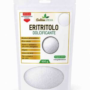 Eritritolo dolcificante 500 g Golden Stevia – sostituto dello zucchero senza calorie keto