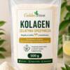 Kolagen żelatyna spożywcza 500 g Golden Stevia – bogata w białko, aminokwasy, do gotowania, deserów i diety keto
