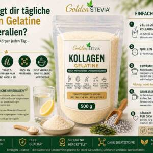 Kollagen Gelatine Lebensmittelgelatine für Keto Desserts und tägliche Kollagen Rituale