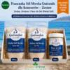 Francuska sól morska Guérande zestaw trio – gruba sól morska, drobna sól morska i Fleur de Sel