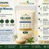 Golden Stevia collagen gelatin and Guérande sea salt minerals for daily hydration keto low carb wellness and body mineral support